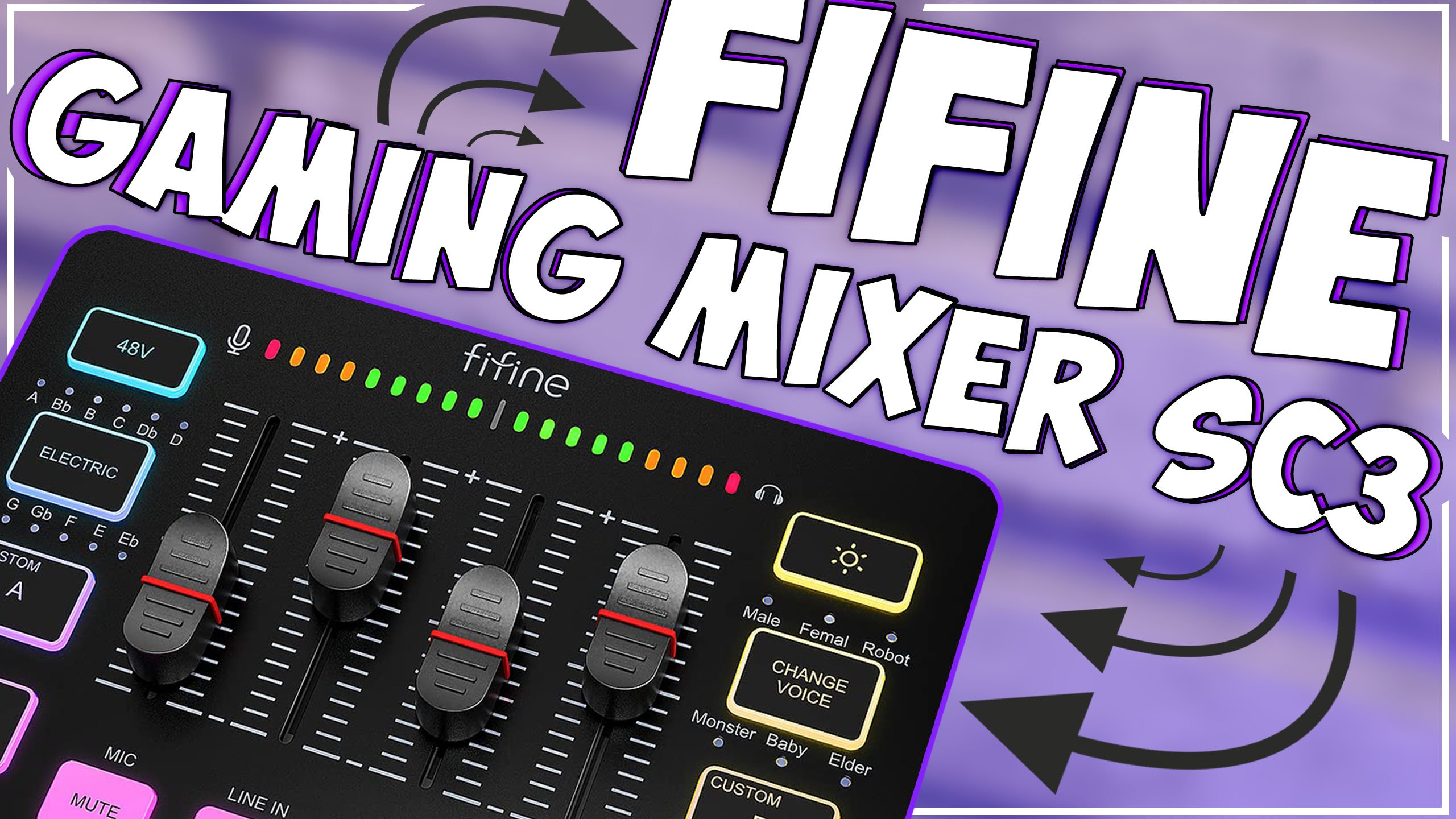 Микшер fifine mixer sc3