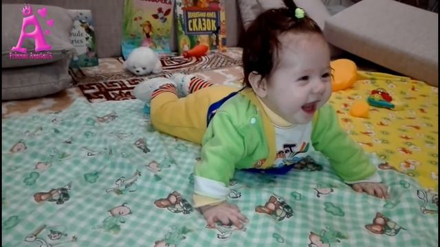 Супер прическа. Принцесса Анастасия радостно смеется. смотреть онлайн