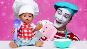 Видео игры - Вкусняшки для куклы БЕБИ БОН! - Детские игры готовить. Мультик для детей с Baby Born