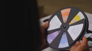 Тренажёр по цвету для флориста.  Flower Wheel. Адаптированный цветовой круг. Колористика в цветах.