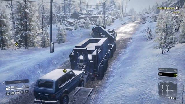 Family Business Tatra FORCE T815-7 Towing Platform Chernokamensk Amur Russia Snowrunner Phase 4 DLC смотреть онлайн