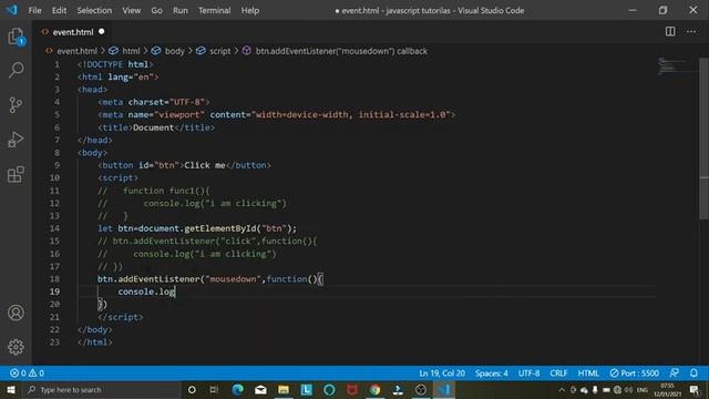 What is Events and event object in JavaScript in Hindi | JavaScript Tutorials #17