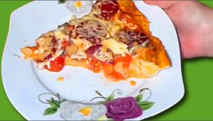 Домашняя ПИЦЦА гигантская Просто Быстро Вкусно