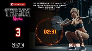 TABATA 30/10 - Workout music w/ TIMER - Moon by TABATAMANIA