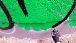 Graffiti - Tesh | Throw Up Bombing FAT CAP | GoPro [4K]