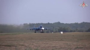 Боевая работа экипажей Су-34 в приграничном районе Курской области