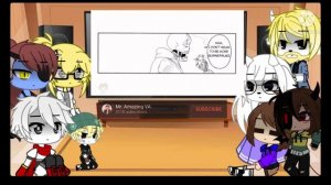 Undertale react to the bad time trio