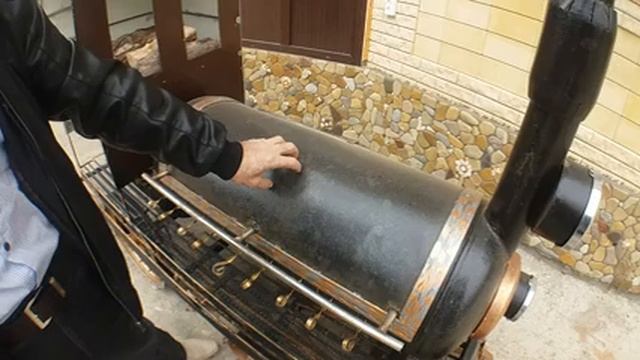 Самодельный мангал-паравоз. Смотреть всем! смотреть онлайн