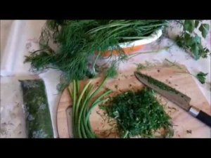 Заморозка укропа на зиму