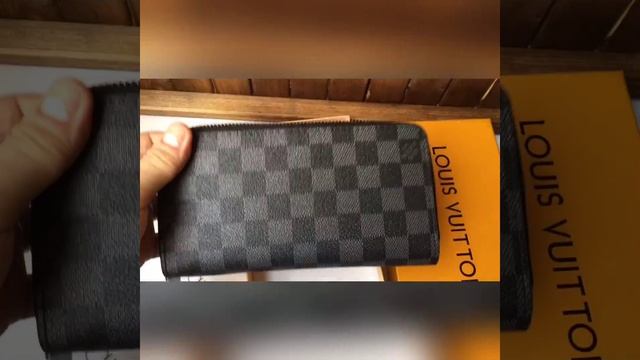Кошелек LOUIS VUITTON ZIPPY WALLET GRAPHITE смотреть онлайн