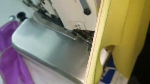 3х ниточный оверлок Pegasus 700 ser. Краевка с прокладыванием лески.