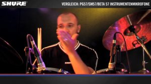 Vergleich: Shure PG57 / SM57 / Beta 57A Instrumentenmikrofone: