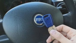 Эмблема ключа на Fiat Doblo
