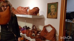 Итальянские сумки икошельки PRATESI с плетением из варёной кожи. Прямой эфир с фабрики PRATESI S.r.l