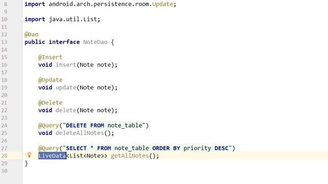 Room + ViewModel + LiveData + RecyclerView (MVVM) Part 3 - DAO & ROOM DATABASE - Android Tutorial смотреть онлайн