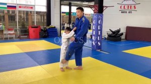 Judo - Sasae Tsurikomi Ashi, дзюдо - передняя подсечка под выставленную ногу.