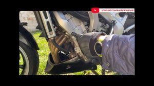 УСТАНОВКА ДУГ #CRAZY IRON #YAMAHA #FZ6S, FZ6N `04-`09 СО СЛАЙДЕРАМИ