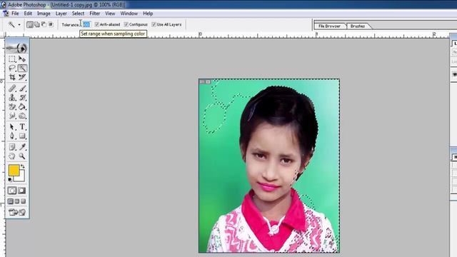 Magic wand tool का उपयोग कैसे करे। How to use move, crop and magic wand tool in Photoshop in hindi смотреть онлайн