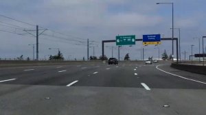 Seattle-Tacoma International Airport Access Road outbound