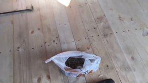 Ремонт пола в бытовке