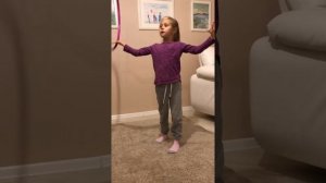 Упражнения с обручем. Художественная Гимнастика.