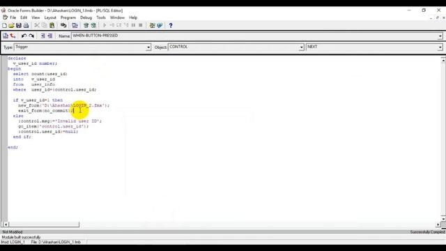 How to make easy login form in Oracle смотреть онлайн