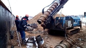 Устройство буронабивных свай