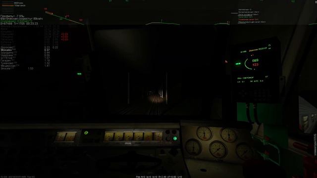 ZDsimulator.  Москва-Вязьма. Поезд №147