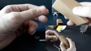 Мышка-держатель для наждачной бумаги➤leather tools➤[PDF & acrylic patterns for leather accessories]