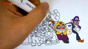 Как рисовать персонажей Супер Марио #2021# Для детей