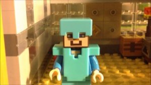 Lego Minecraft Stop-Motion The Herobrine Battle