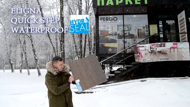 Ламинат QUICK STEP Eligna Waterproof на улице влагоустойчивый смотреть онлайн