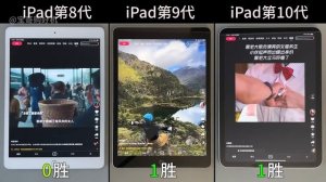 iPad第8代、第9代、第10代的使用体验，差距到底有多大？