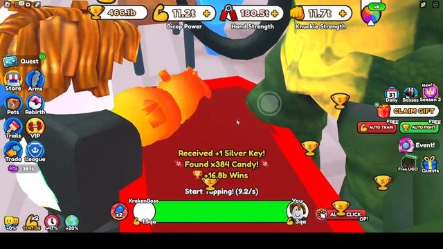 ?ПРОКАЧКА Arm Wrestle Simulator БЕЗ ДОНАТА смотреть онлайн