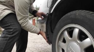 Как снять Бампер AUDI a6 c4