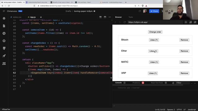 ❓ Po co nam prop "key" w React? смотреть онлайн
