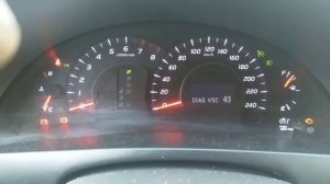Самодиагностика Тойота Камри 2,4л.