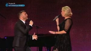 Gary Barlow and Agnetha Fältskog ABBA " I Should've Followed You Home" HD Live in London LEGEND