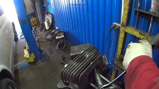 ЗАМЕНА СЕДЛА КЛАПАНА ДНЕПР МТ 10-36. смотреть онлайн