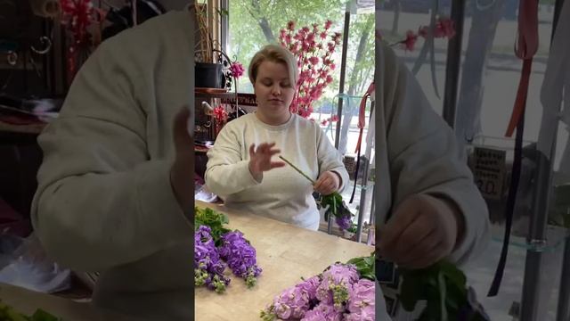 Начинаем сезон маттиолы ? #маттиола #цветы #flower #флорист #флористика #rose