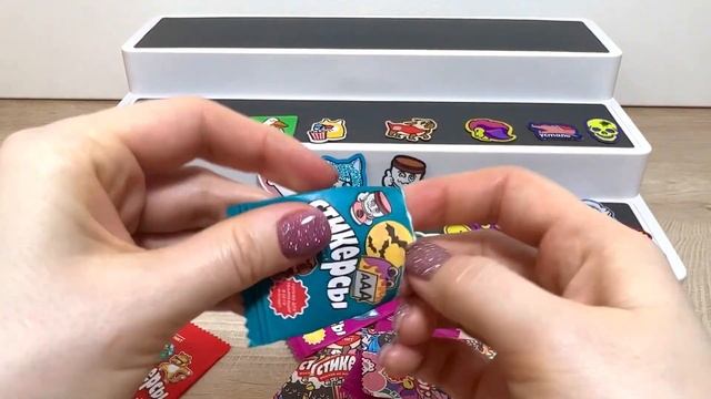 Вся Коллекция СТИКЕРСОВ МАГНИТ! Постирали СТИКЕРСЫ, ПРОВЕРКА на Прочность, Surprise Unboxing