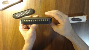 Автовизитка в машину для парковки