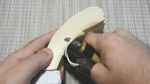 НОЖ С РЕЗНОЙ РУКОЯТЬЮ / Knife Wood Carving