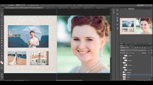 Оформление фотокниги, собственные макеты в Фотошоп