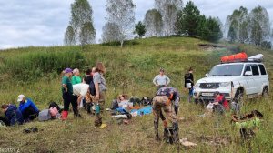 На УАЗ Патриоте с туристами из Новосибирска на Пихтач