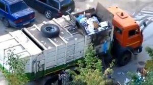 Мусоровоз боковой загрузки  Хронометраж работы