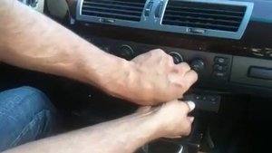 BMW 745i ASK cd unit removal