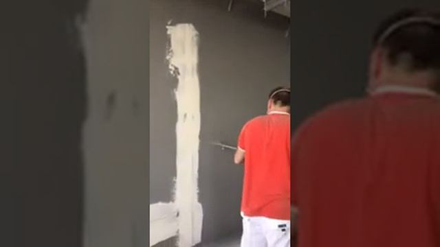 безвоздушная покраска стен