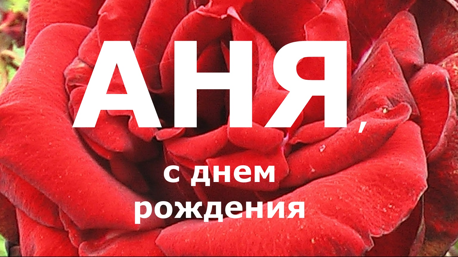 Аня с днем рождения открытки красивые с пожеланиями