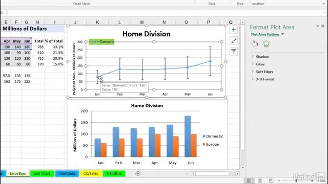 Adding error bars Microsoft Excel 2016 Microsoft Excel 2016 смотреть онлайн